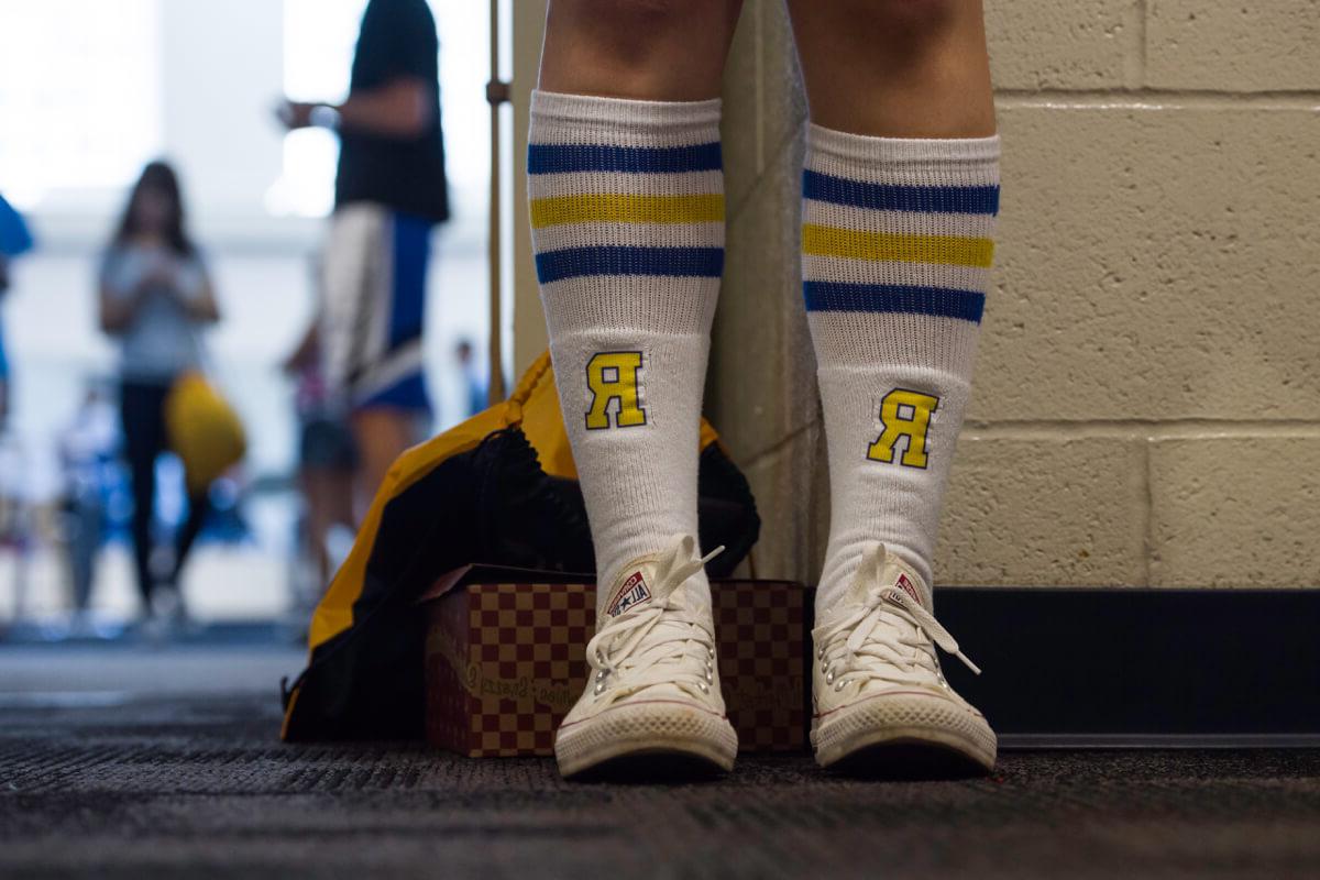 University of Rochester track athlete running in a race